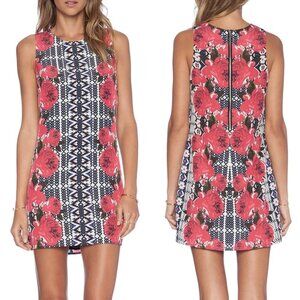 NWT NBD X Naven Twins Twiggy Floral Mini Dress in Rose Print Sz. XS